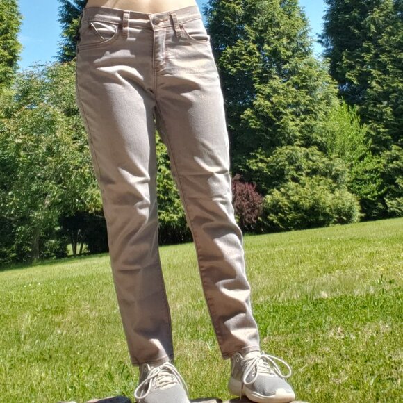 Faded White Gold Bronze Metallic Jeans Rock and Republic - Picture 13 of 16